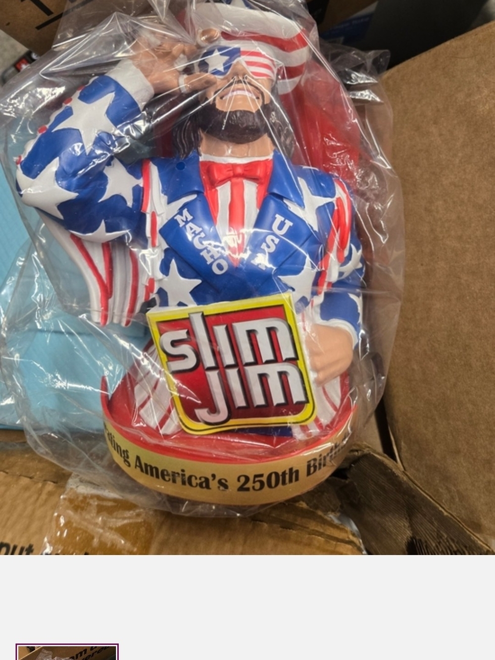 WWE Slim Jim Promotional Action Figure NWT